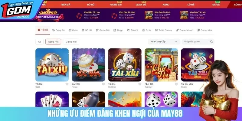 Những ưu điểm đáng khen ngợi của MAY88