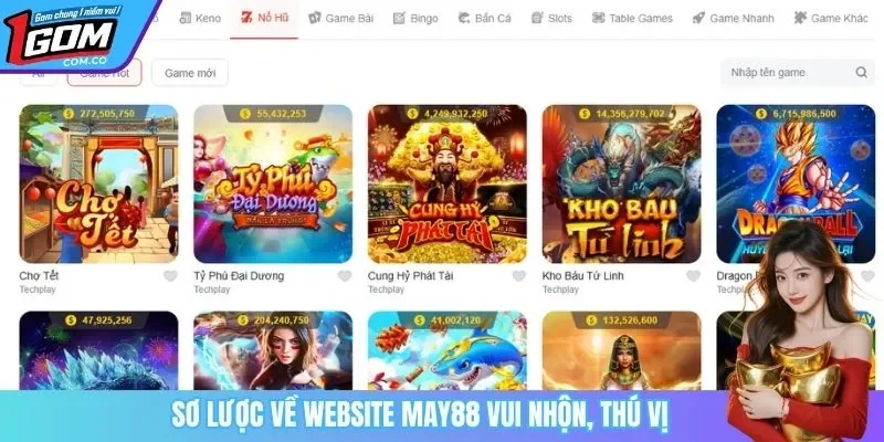 Sơ lược về website MAY88 vui nhộn, thú vị